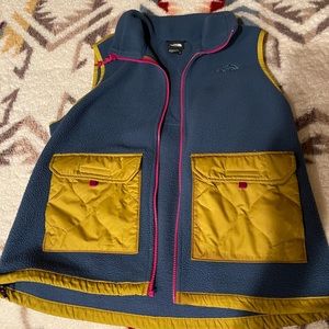 North Face colorful vest